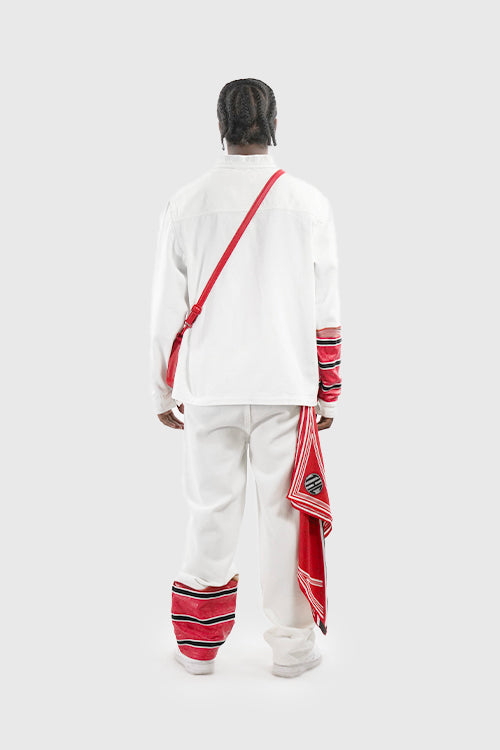 TeamTTO - Paris 2024 Olympic Games Opening Ceremony Leather Sling Side Bag