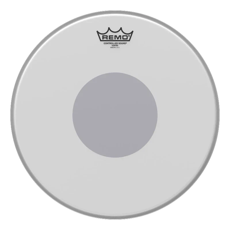 Remo Controlled Sound Coated Black Dot Drumheads
