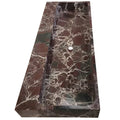 Rosso Levanto Marble Rectangular Wall-Mount Sink 20 x 48 x 5