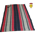 Rollable  Mattress Black and Red Elephant Pattern