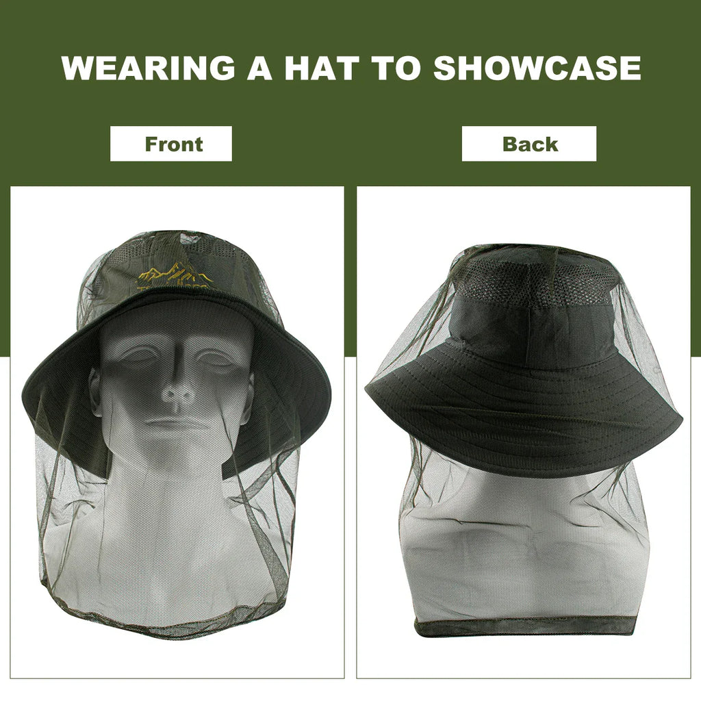 Ultra Large Mosquito Head Net | Premium Insect Face Protector for Outdoor Camping