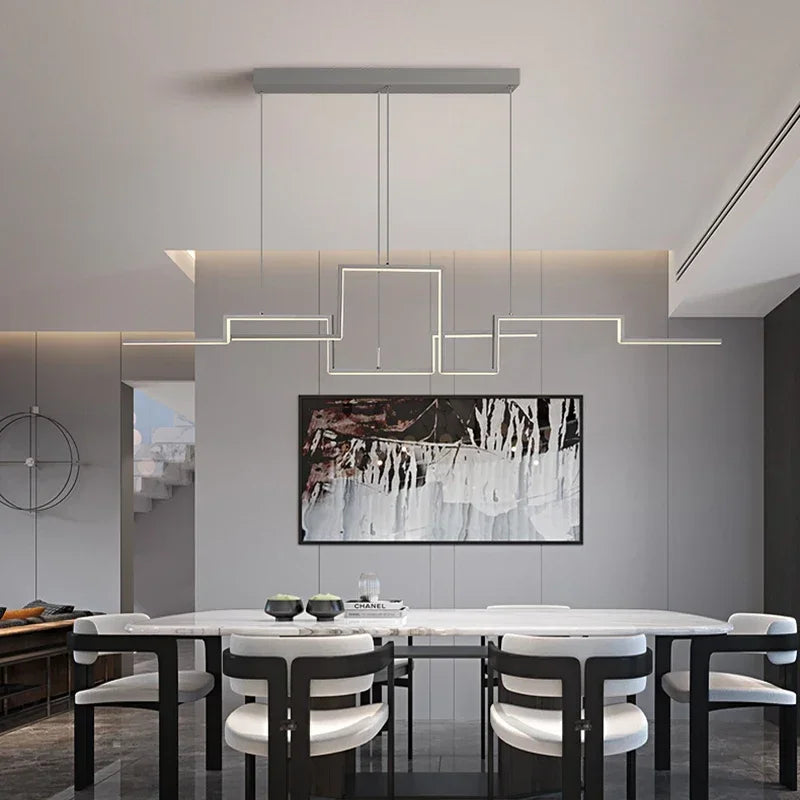 DecorBites™ Geometric LED Pendant Lights for Dining Room Kitchen Bar Home Decor