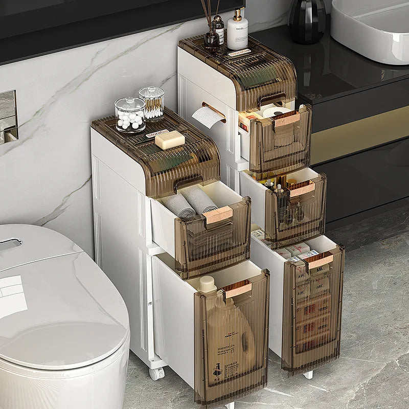 DecorBites™ Crevice Storage Rack Multi-Layer Drawer Organizer for Bathroom, Kitchen, and Car