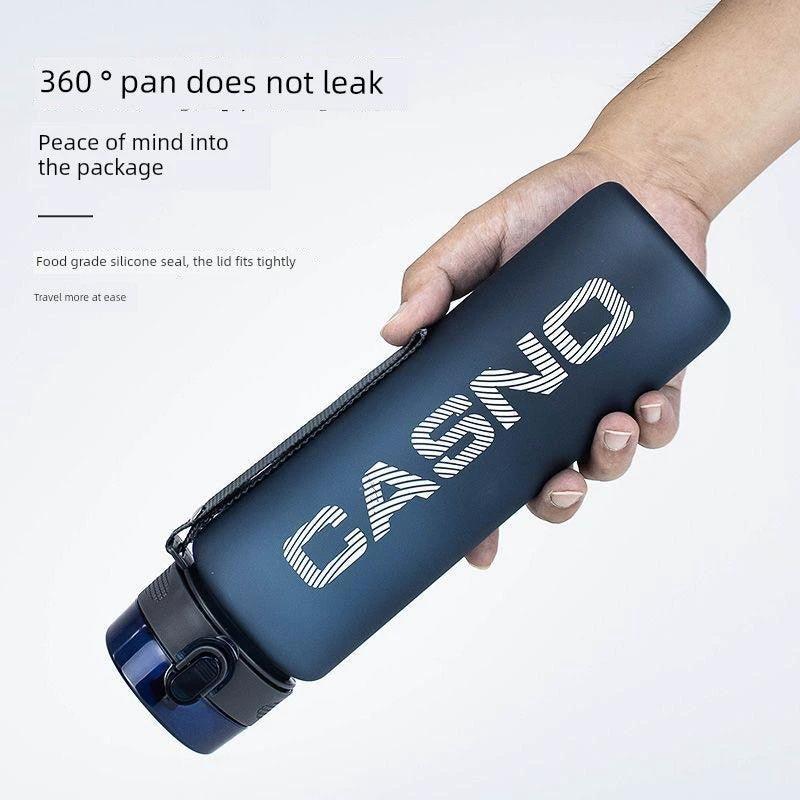 Casino Frosted Sports Water Bottle Plastic Portable Bottle With Lid For Men And Women