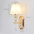 DecorBites™ Crystal Bedside Wall Sconce - Modern Minimalist LED Wall Light Fixtures