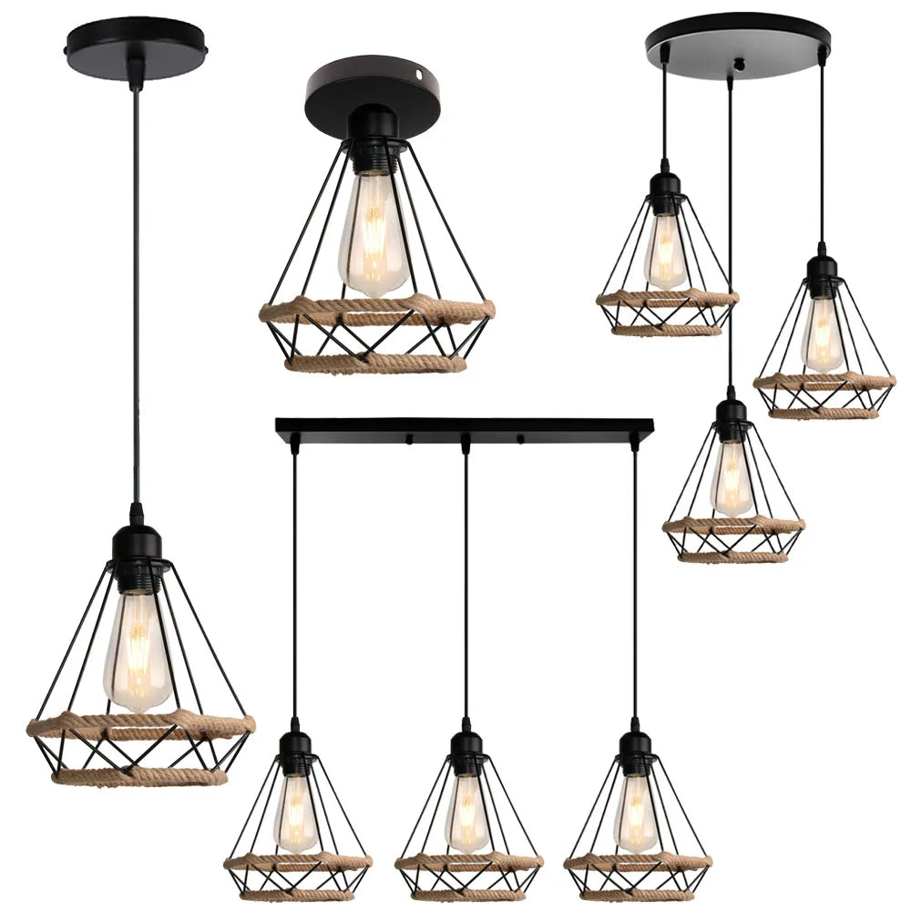 DecorBites™ Industrial Hanging Lamp for Kitchen Bedroom Aisle Lighting