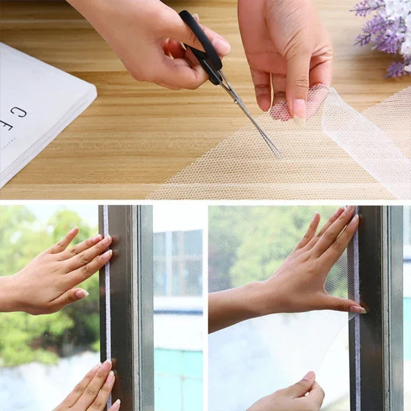 Mosquito Net for Windows and Doors | DIY Anti Mosquito Screen Protector