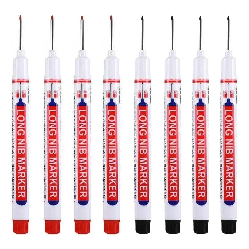 20mm Deep Hole Long Nib Markers Set | Multi-Purpose Perforating Pen for Metal, Wood, and Glass