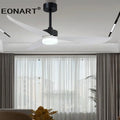 DecorBites™ 52" Plastic Blade Ceiling Fan with Remote Control for Bedroom