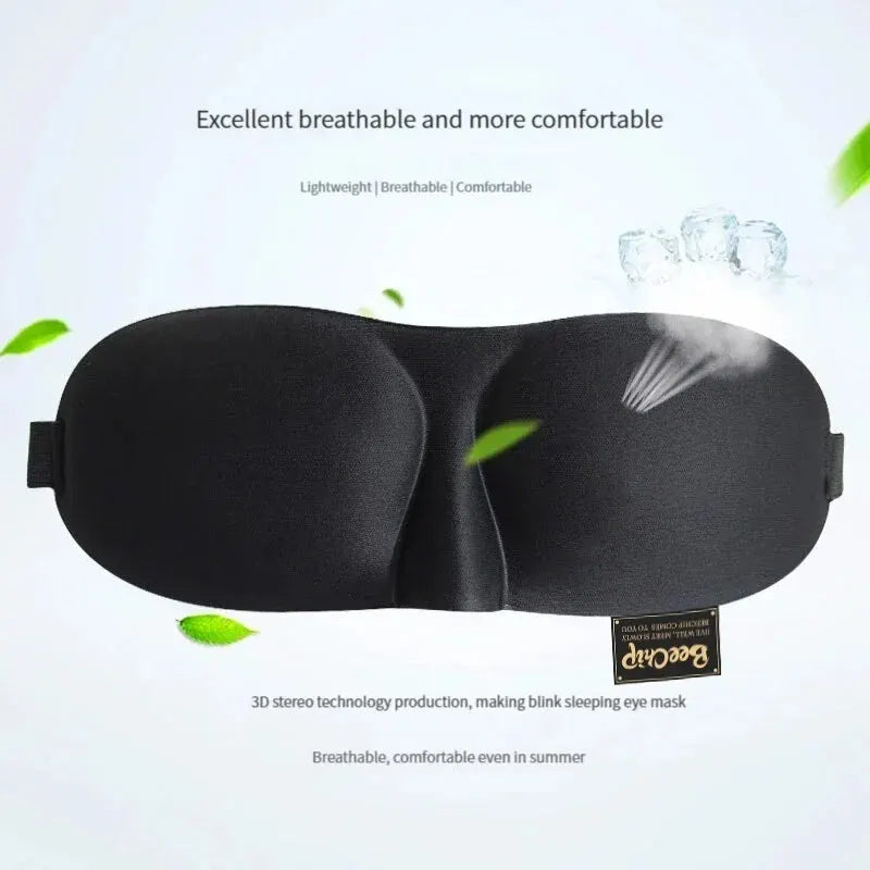 3D Sleep Mask | Natural Sleeping Eye Cover for Travel and Home