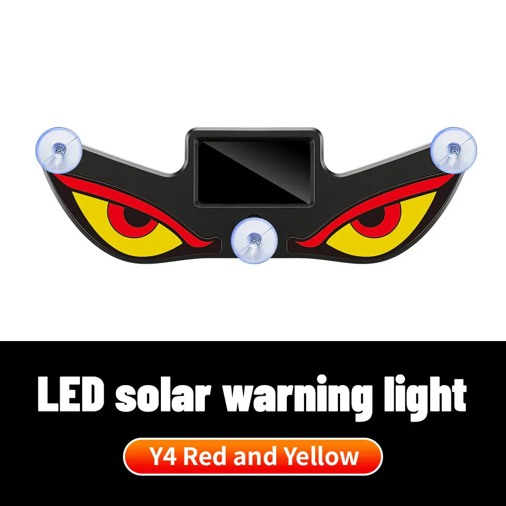 Monster Eye Antenna Flash Light | Solar Powered Car Decoration with Demon Eye Design