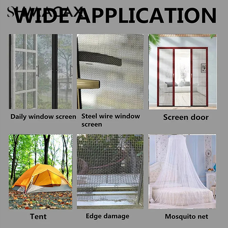 Window Mosquito Net Repair Tape | Self-Adhesive Screen Patch for Holes and Tears