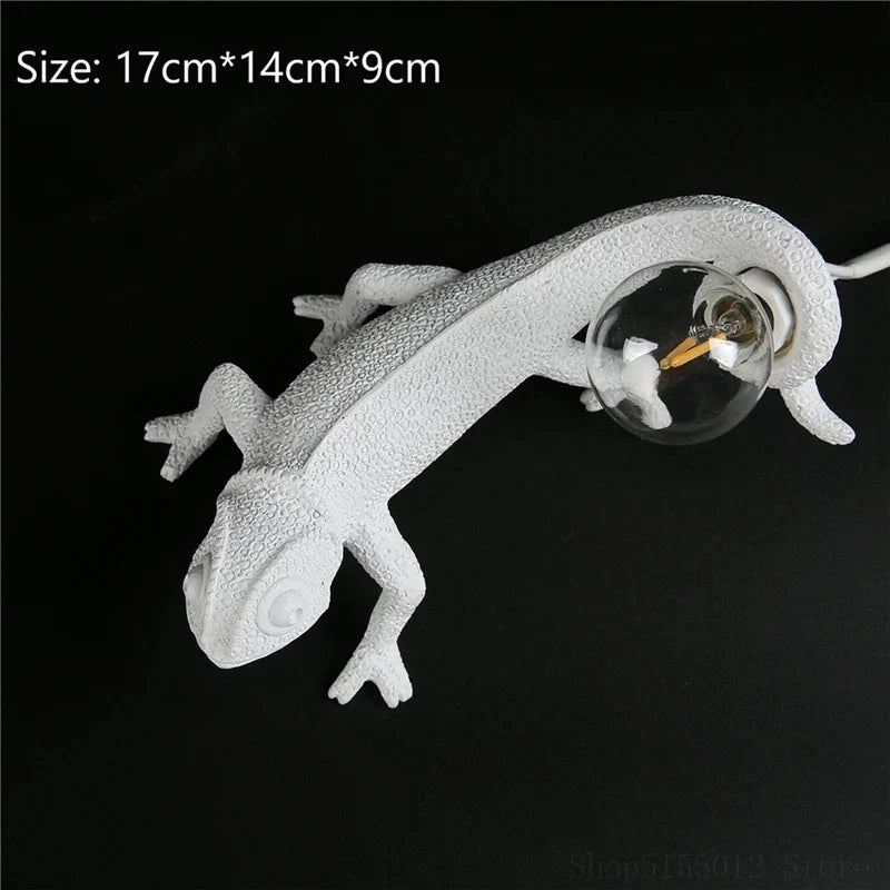 DecorBites™ Chameleon Night Light for Bedroom Decor and Reading Lamp