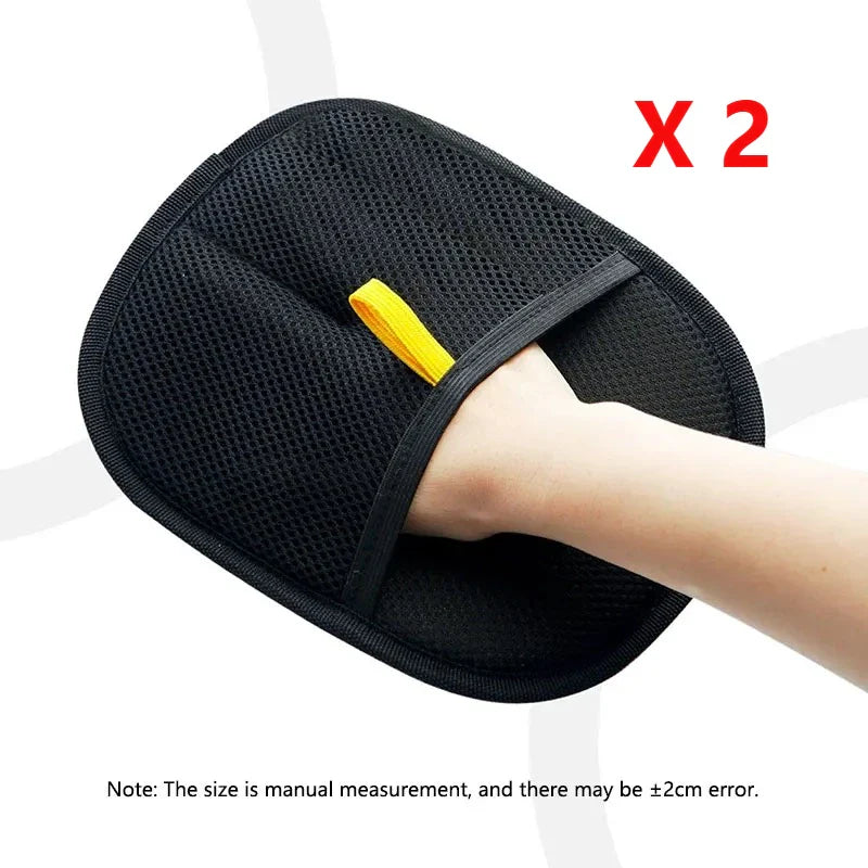 Reusable Pet Hair Removal Gloves | Double Sided Grooming Tool for Furniture and Carpets
