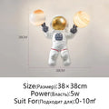 DecorBites™ Astronaut Moon Planet Table Lamp Night Light Bedroom Decor Spaceman Theme