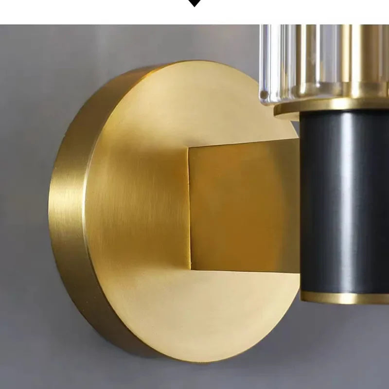 DecorBites™ Luxe Copper Wall Lamp for Bedside, Corridor, Reading Room, TV Background