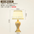 DecorBites™ Country Ceramic Table Lamp for Eye Protection, Bedroom Decor & Study