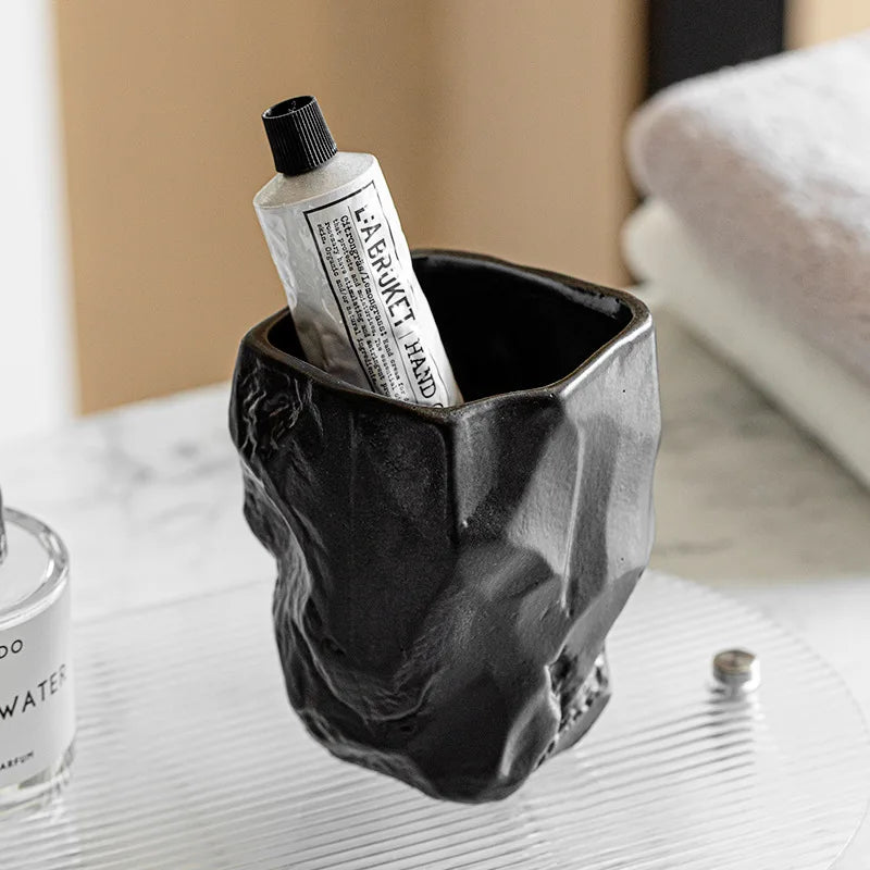 DecorBites™ Irregular Shaped Mouthwash Cup & Brush Holder Silicone Mold