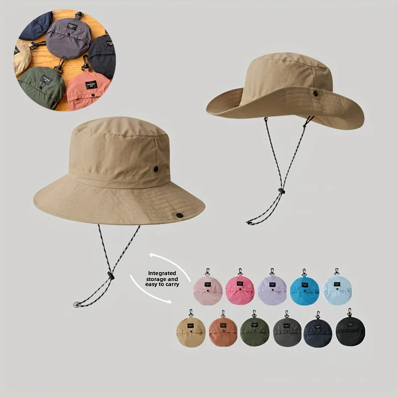 Portable Sun Protection Bucket Hat | UV-Resistant Quick-Dry Fishing Hat