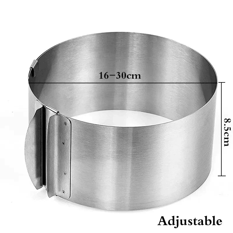 DecorBites™ Adjustable Stainless Steel Cake Layered Slicer and Cutter