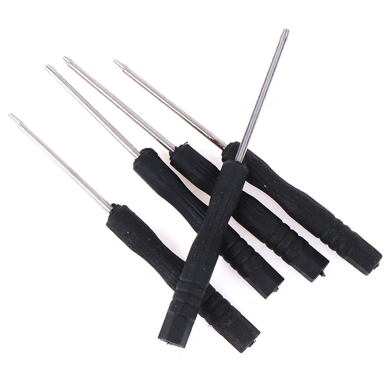 5Pcs Precision Torx Screwdriver Set T2 T3 T4 T5 T6 | Black Steel Mobile Phone Repair Kit