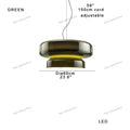 DecorBites™ Italian Glass Pendant Light for Dining Table and Cafe Decor