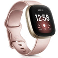 Fitbit Versa & Sense Silicone Bands - Lightweight Minimalist Design