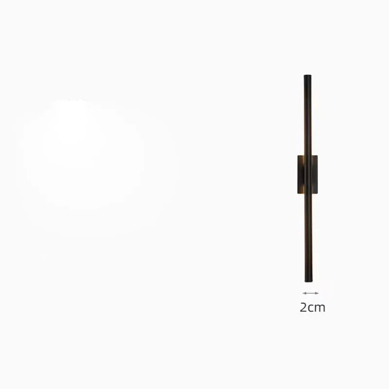 DecorBites™ Brass Gold LED Sconce Wall Light - Modern Nordic Design