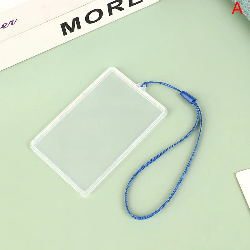 Waterproof Transparent Card Cover | Bus Pass ID Holder with Lanyard