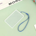 Transparent Card Holder Case | Waterproof ID Card Sleeve with Lanyard