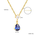 Waterdrop Pendant Necklace | Minimalist Stainless Steel Teardrop Jewelry for Women