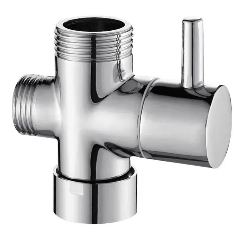 DecorBites™ 3-Way Shower Head Diverter Valve | Three Function Switch Adapter - Bathroom Accessories