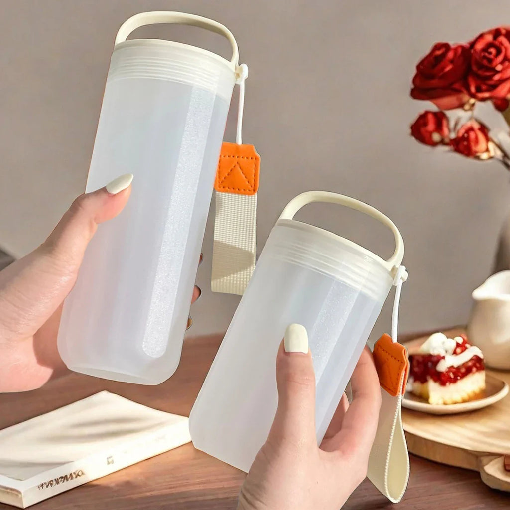 WORTHBUY Portable Plastic Water Bottle | Leak-proof Heat-resistant Tumbler for Travel and Sport