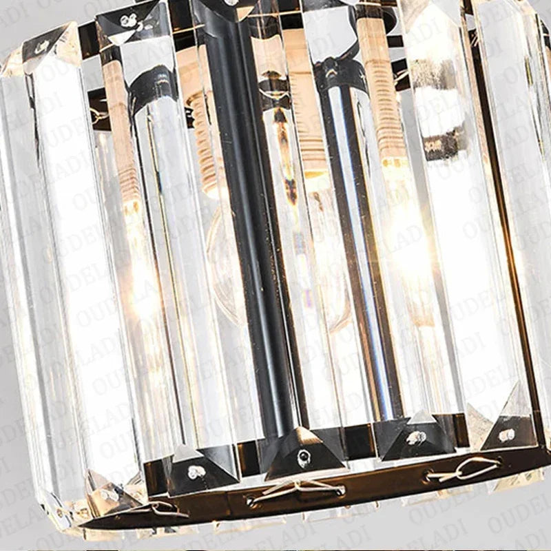 DecorBites™ Crystal Trio Pendant Light for Modern Spaces