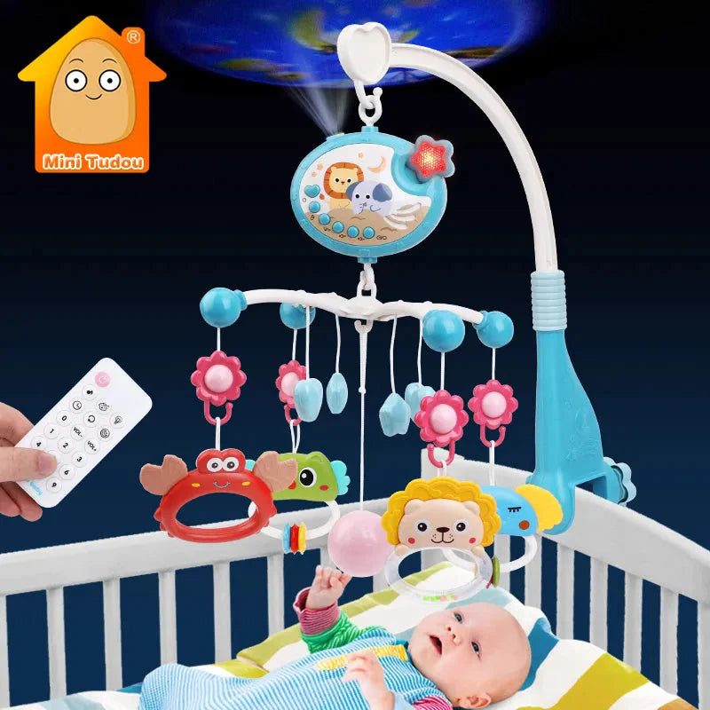 Baby Crib Mobile Rotating Musical Projector Night Light