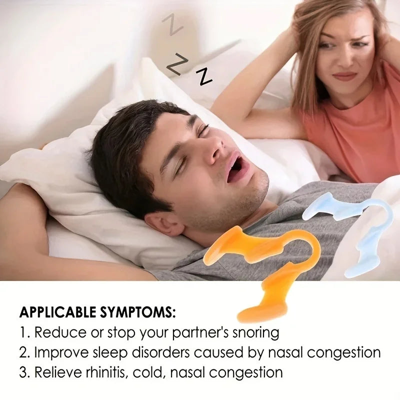 Snoring Relief Nose Clip | Silicone Anti Snoring Device