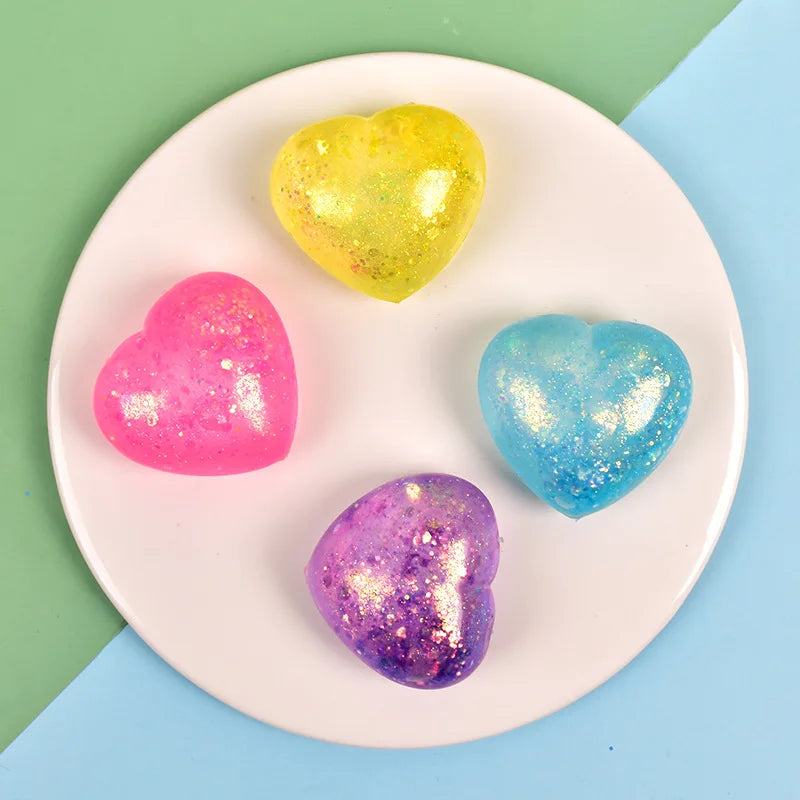 Maltose Cute Colorful Aurora Love Squeezing and Venting Toy | Slow Rebound Stress Relieving Adult Gift
