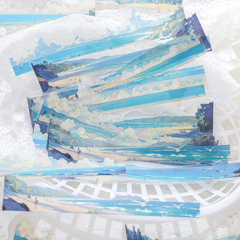 Natural Scenery Sticker Pack | 20pcs Landscape Stickers for Junk Journal DIY