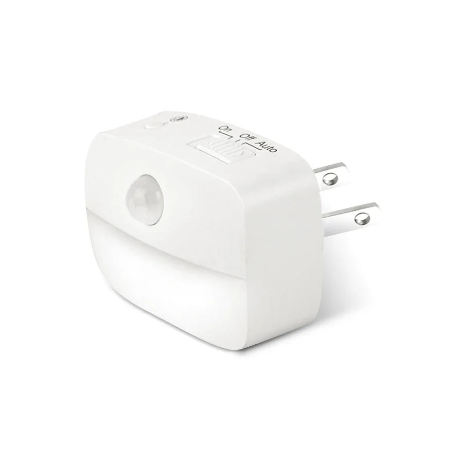 Motion Sensor Night Light | LED Plug-in PIR Lamp for Hallway, Stairs, Bedroom
