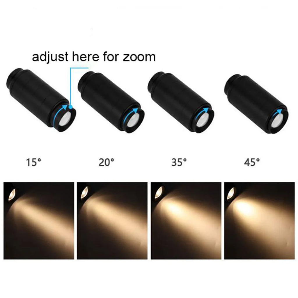 DecorBites™ Adjustable Beam LED Track Light for Home, Store, Shop, Mall Lighting