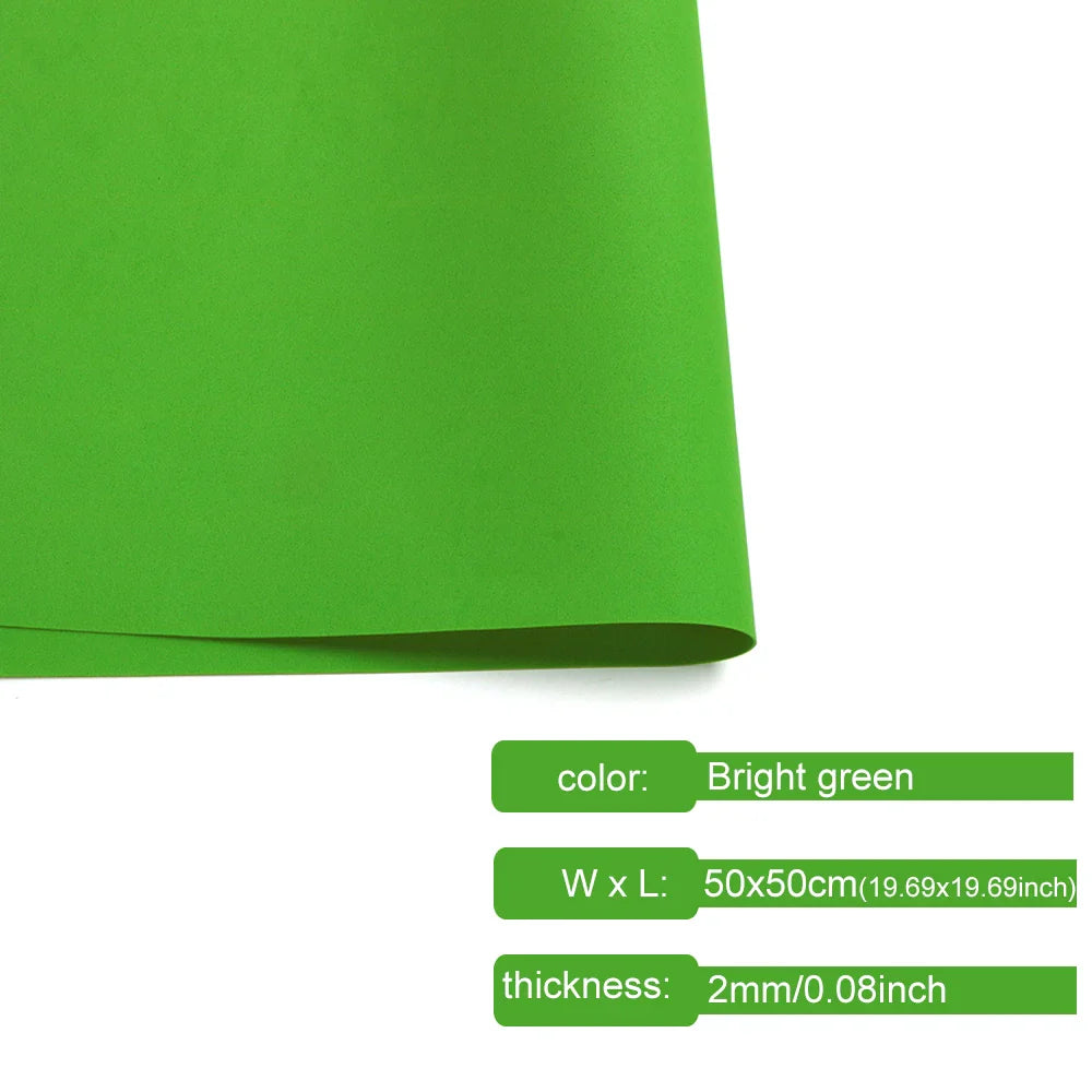 Colorful EVA Foam Sheets 2mm | 50x50cm Craft Foam Paper for DIY Projects