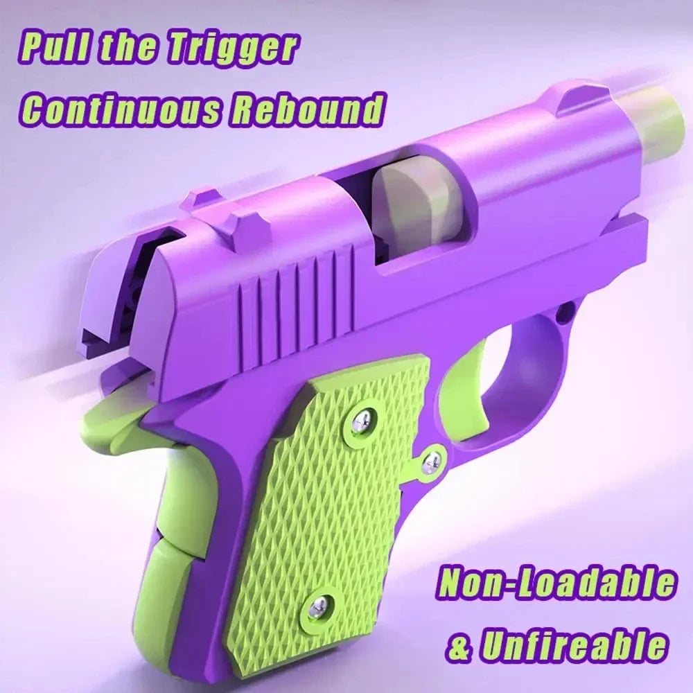 3D Mini 1911 Gravity Fidget Toy | Stress Relief Adult Decompression Gift