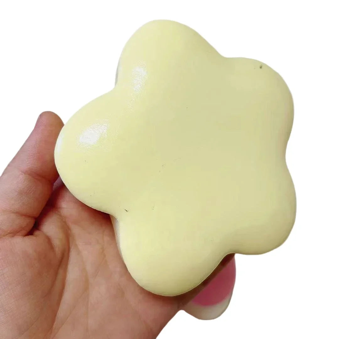 Squishy Yellow Star Fidget Toy | Slow Rising Stress Relief Sensory Toy
