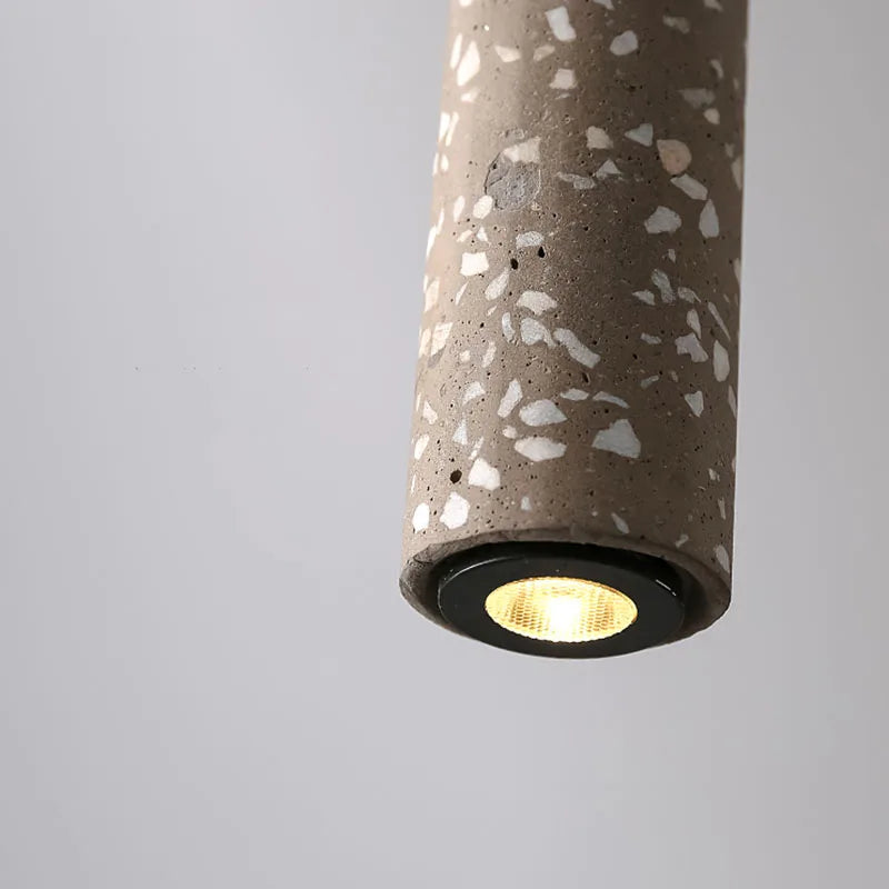 DecorBites™ Industrial Stone LED Pendant Lamp, Adjustable Wire, Colorful Options