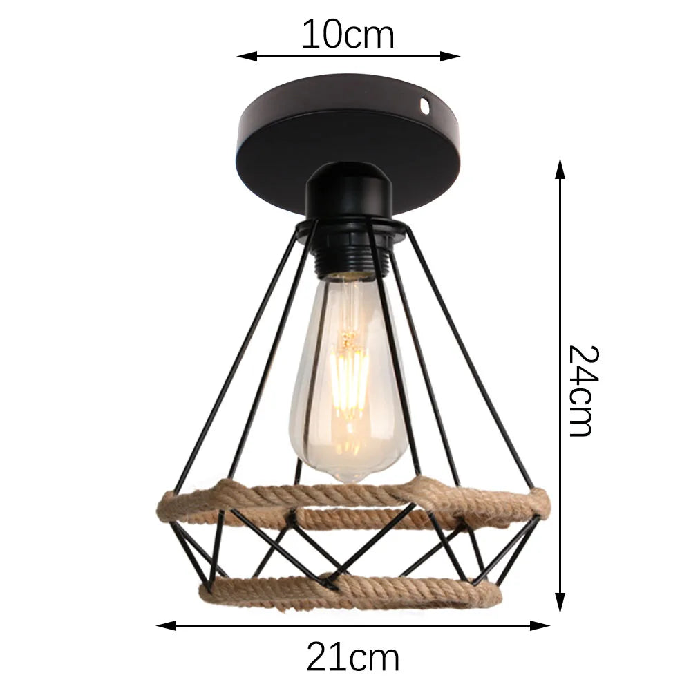DecorBites™ Industrial Hanging Lamp for Kitchen Bedroom Aisle Lighting