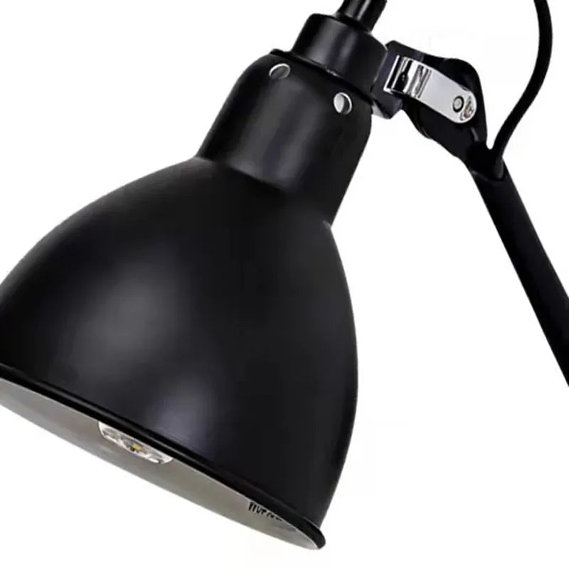 DecorBites™ Gras BL Wall Lamp: Adjustable Chrome Long Arm Reading Light