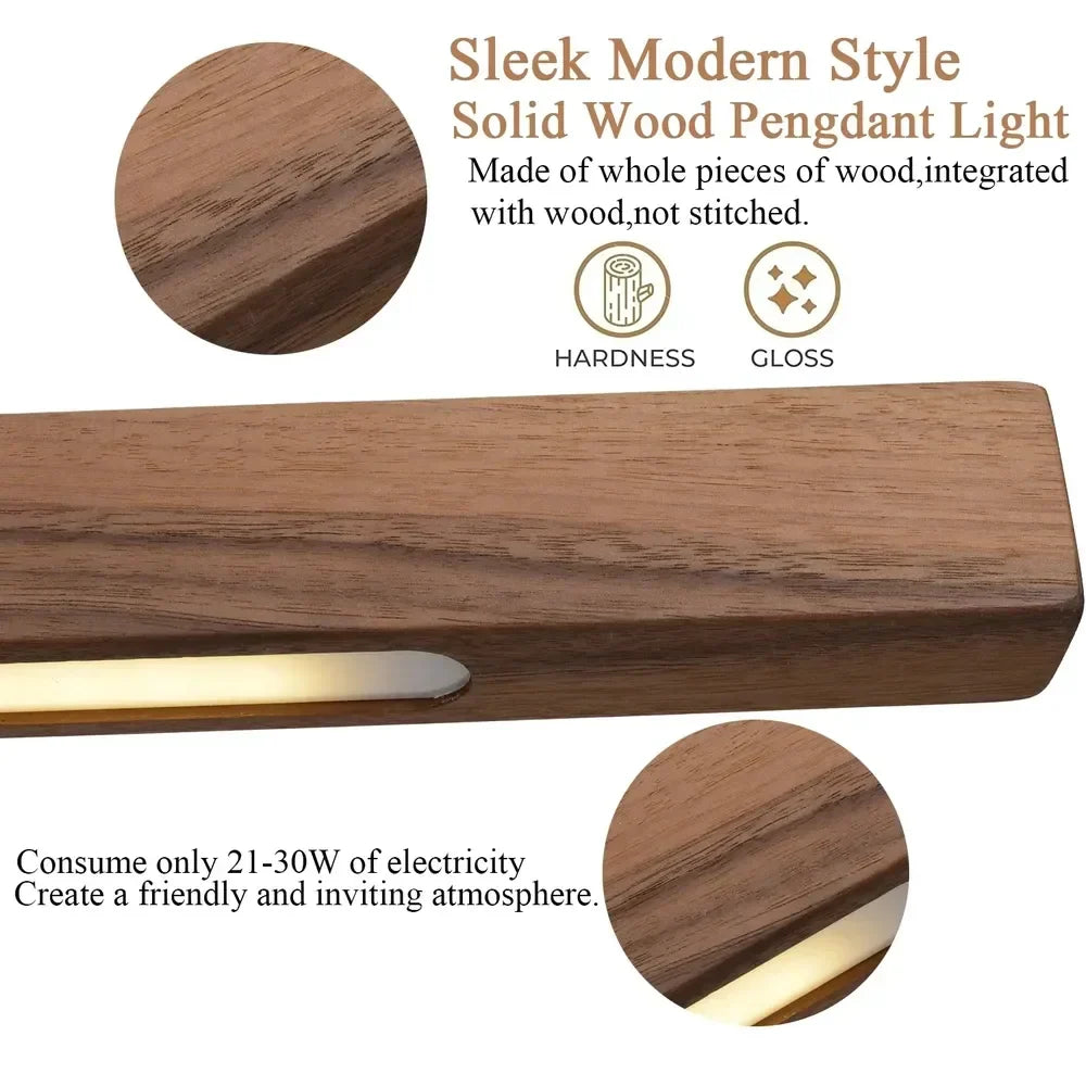 DecorBites™ Linear LED Pendant Lights: Modern Kitchen Island Dining Room Lighting