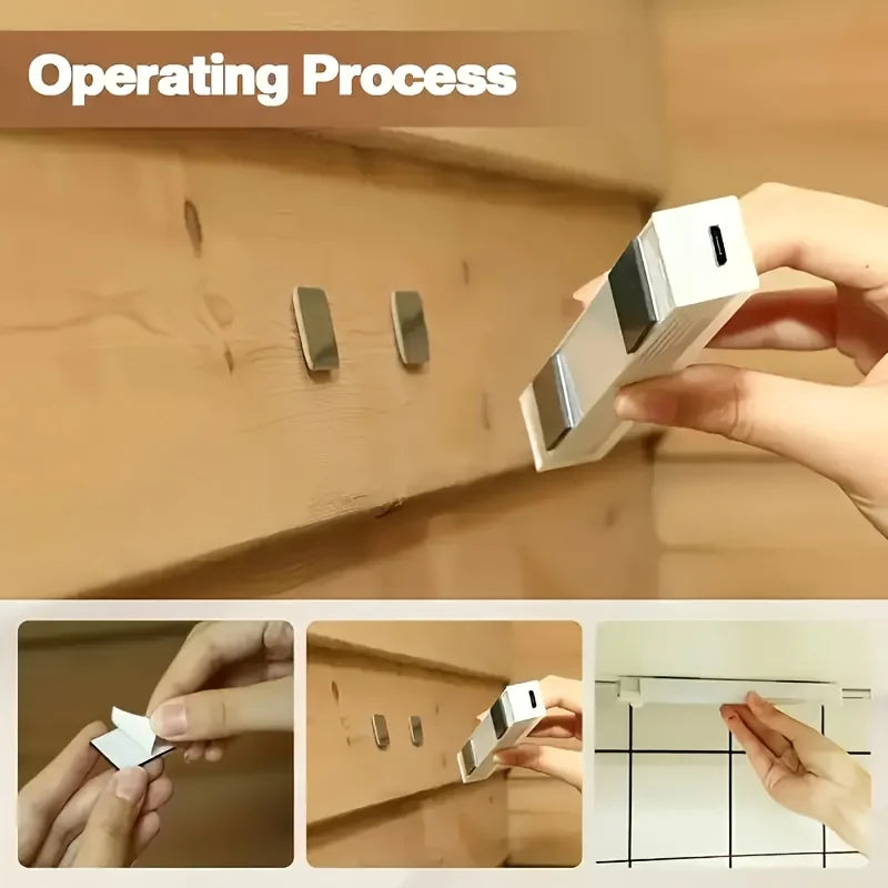 4-Size Sensor Night Light | USB Rechargeable Magnetic LED Lamp for Home Office