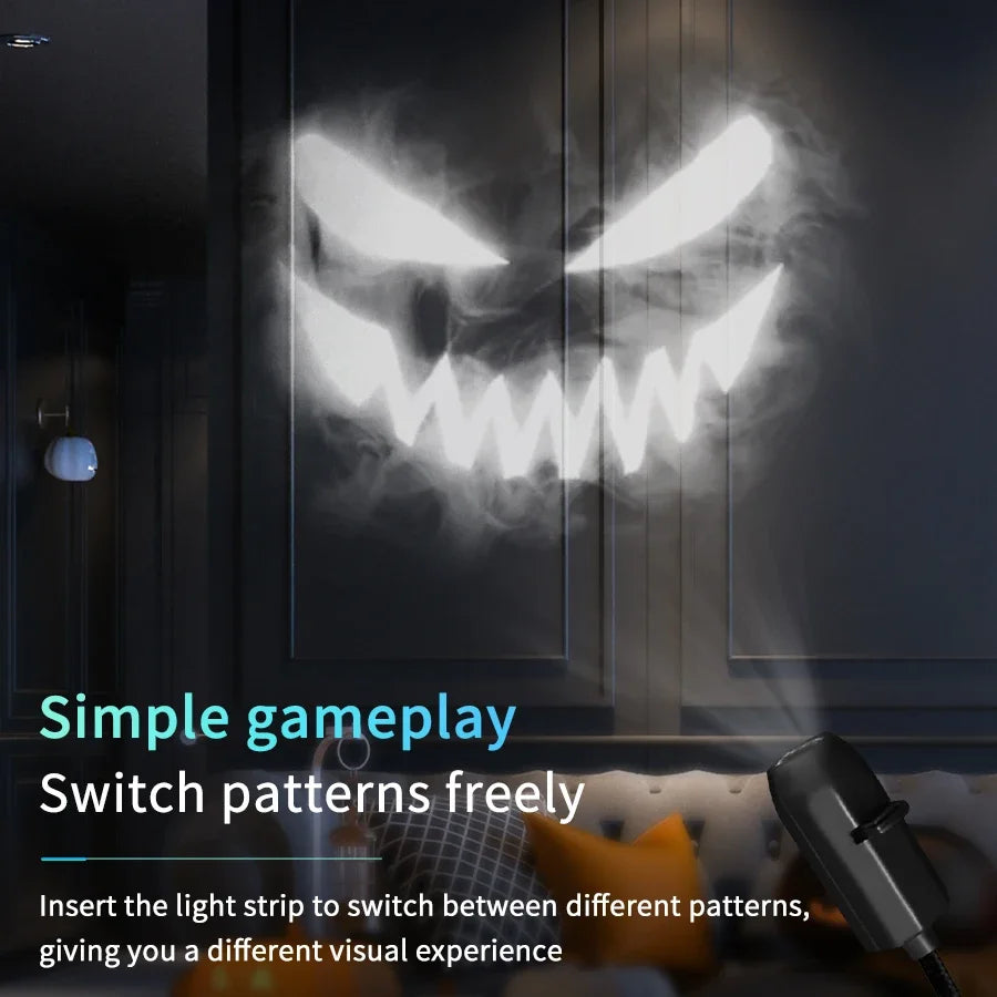 5V USB Plug In Projection Light | Planet Halloween Christmas Ceiling Decoration Lamp