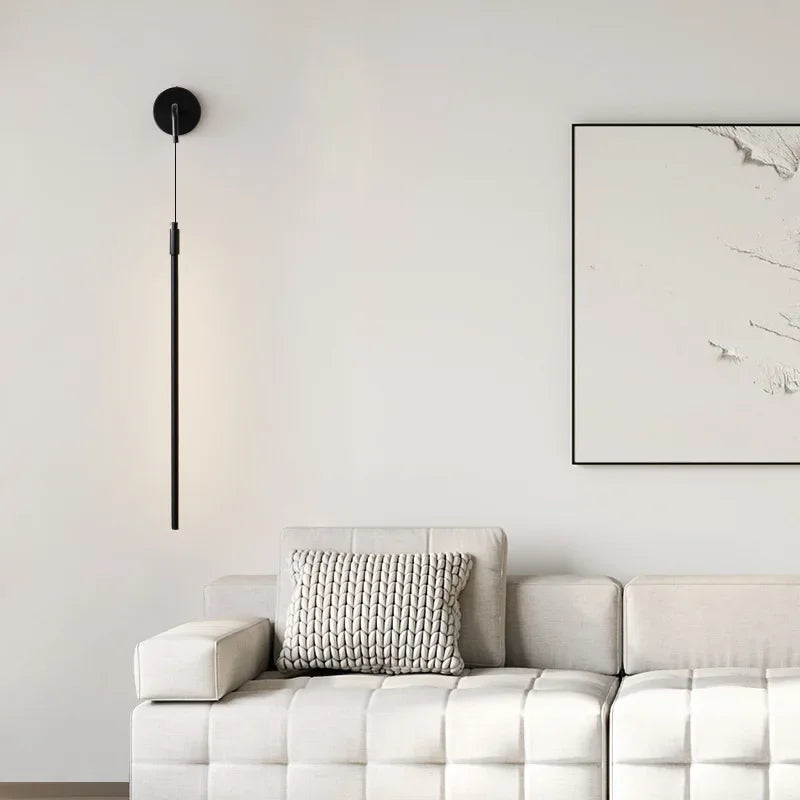 DecorBites™ Copper Wall Lamp: Modern Minimalist Bedroom Stairway Light